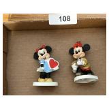 Mickey & Minnie Mouse Figurines
