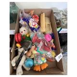 Assorted Plushes + Dog Toys