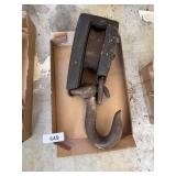 Wooden & Metal Hook Pole