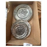 Pewter Bicentennial Plates