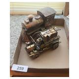 Tin Train & Fire Truck Music Box