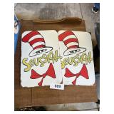 (2) Dr. Seuss Seussical Tin Signs