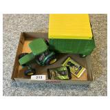 John Deere Tractor & Silage Wagon