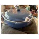 UHL Blue Casserole w/ Lid -**