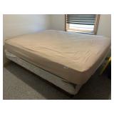 Queen Mattress + Wood Base