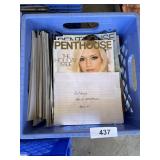 Milk Crate w/ Adult Literature - Approx. 50