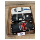 (3) Diecast Corvettes