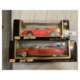 (3) Diecast Cars: Maisto Cadillac Eldorado &