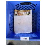 Milk Crate w/ Adult Literature - Approx. 18