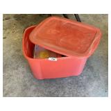 Tote w/ Lid + Approx 75 Adult Literature