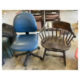 Office Chair & Barrel Chair