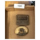 (2) John Deere Belt Buckles