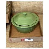Green Lidded Casserole