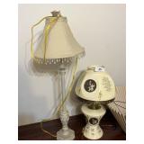 (2) Table Lamps & Other Extra Shade
