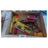 Cen-Tech Digital Multimeter, Tire Repair Kit, +