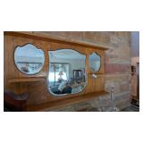 Vintage Wall Mirror Shelf