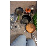 Crate of Pots & Pans: Club, West Bend, & Other
