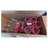 (4) Stemmed Christmas Glasses &
