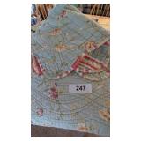 Reversible Bedspread w/ (2) Shams King Size