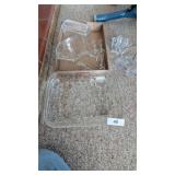 Glass Bowl, Glass Serving Dish & Other