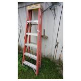 Werner 6 step Fiberglass Ladder