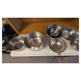 Stainless Steel Mixing Bowls & Other