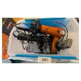 Small Locking Tote w/ Curling Iron, Blow Dryers, +