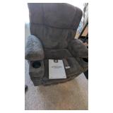McCombo Electric Lift Recliner - Dark Brown