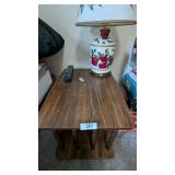 Lamp & Table w/ Attached Power Cord
