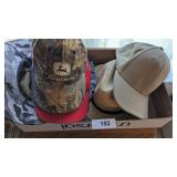 Assorted Hats: (1) is John Deere