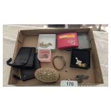 Dresser Box, Assorted Costume Jewelry & Other