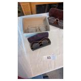 (3) Pair Vintage Glasses