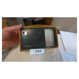 Vintage Radio (AM only, in case, no cord)
