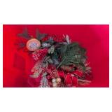 Tote w/ Lid & Christmas Decor