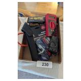 (2) Digital Multimeter, Bungee Cords, +