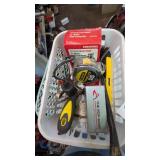Tape Measure, Pry Bar & Other