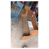 Wooden Bench & Chair