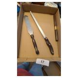 Cutco Spreader, Bread Knife, Ice Pick
