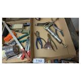 Needle Nose Pliers, Small Grease Gun & Other