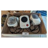 (2) Mainstay & (1) Lasko Small Heaters