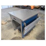 Work Stand w/ Drawer & Foldable Shelf