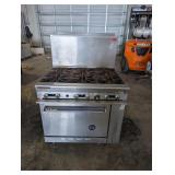 US Range Stainless Steel Gas Range