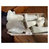 Assorted Milk Glass