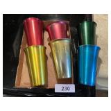 Vintage Metallic Cups