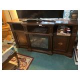 Electric Fireplace Entertainment Center