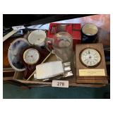 Clock, Weather Center, Yankee Candle & Other