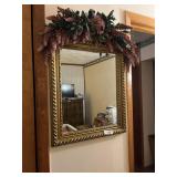 Mirror & Floral Swag