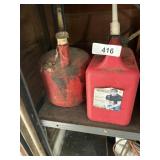 (2) 1 Gallon Gas Cans