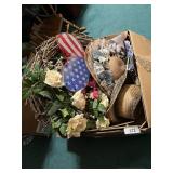 Grapevine Wreath & Other Household Decor