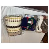 Crochet Afghans, Slippers, Hot Pads +